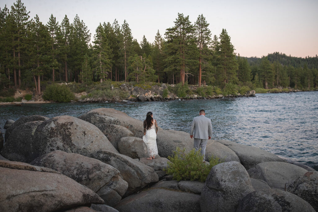 romantic lake tahoe elopement