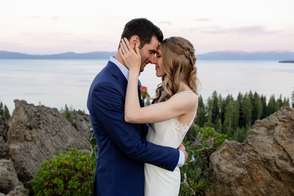eagle rock elopement in lake tahoe