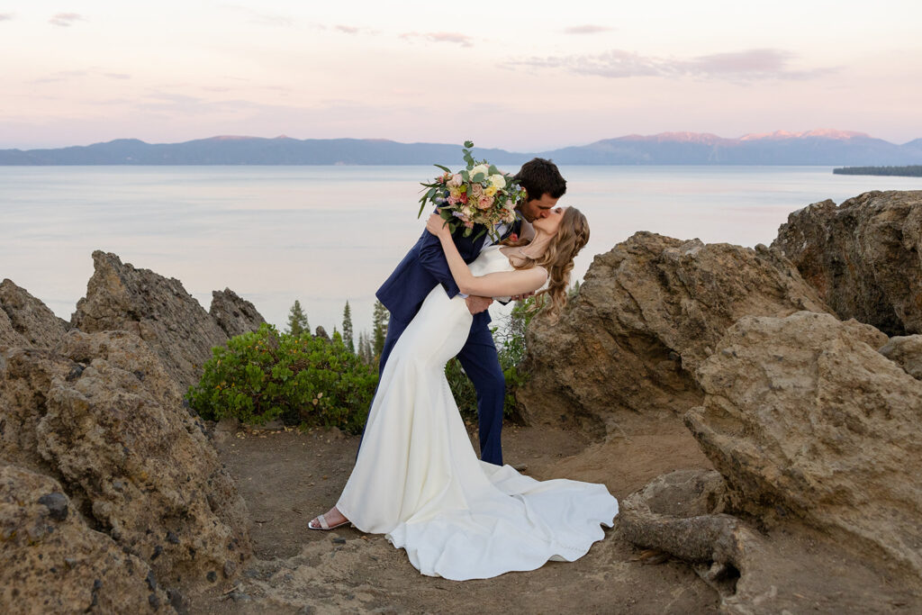 eagle rock elopement in lake tahoe