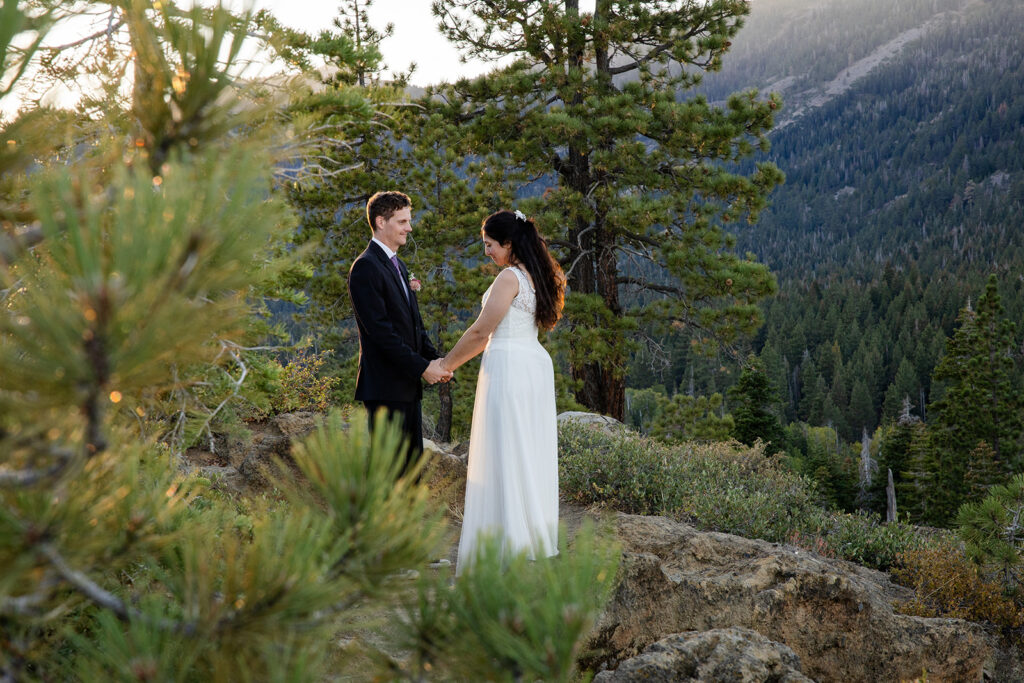 eagle rock elopement in lake tahoe