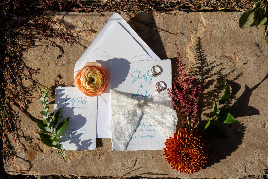 colorful detail flatlay