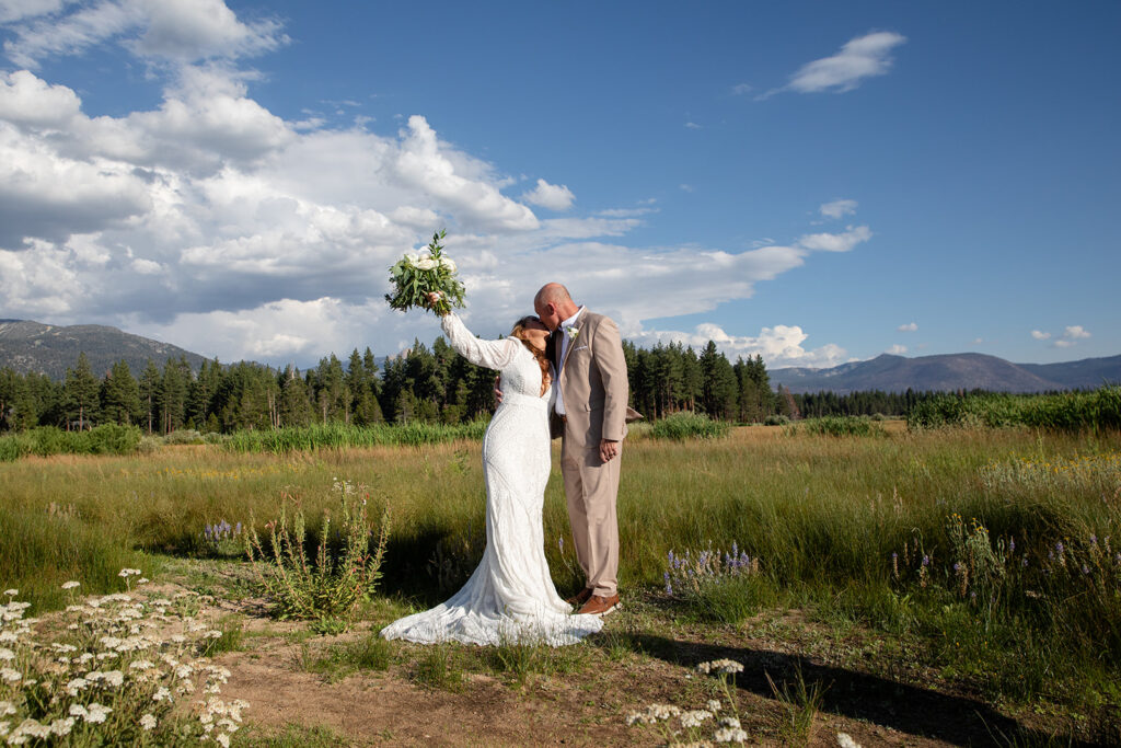 lake tahoe elopement ceremony