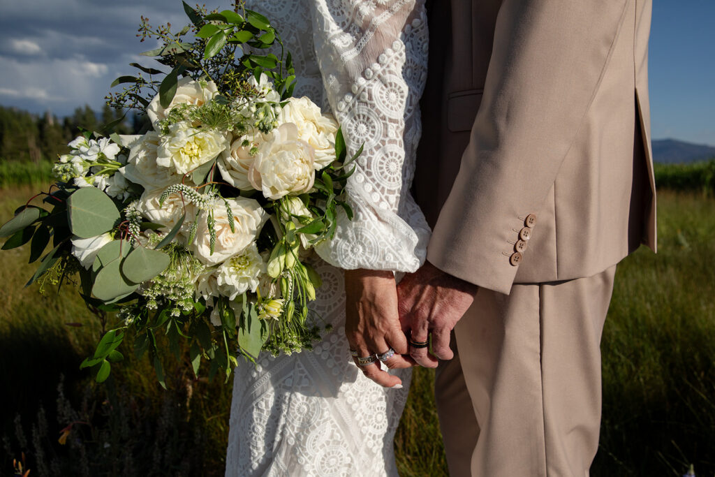 lake tahoe elopement ceremony