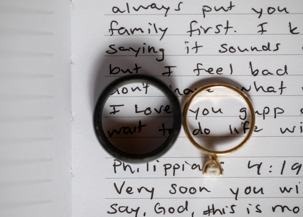 rings and vows