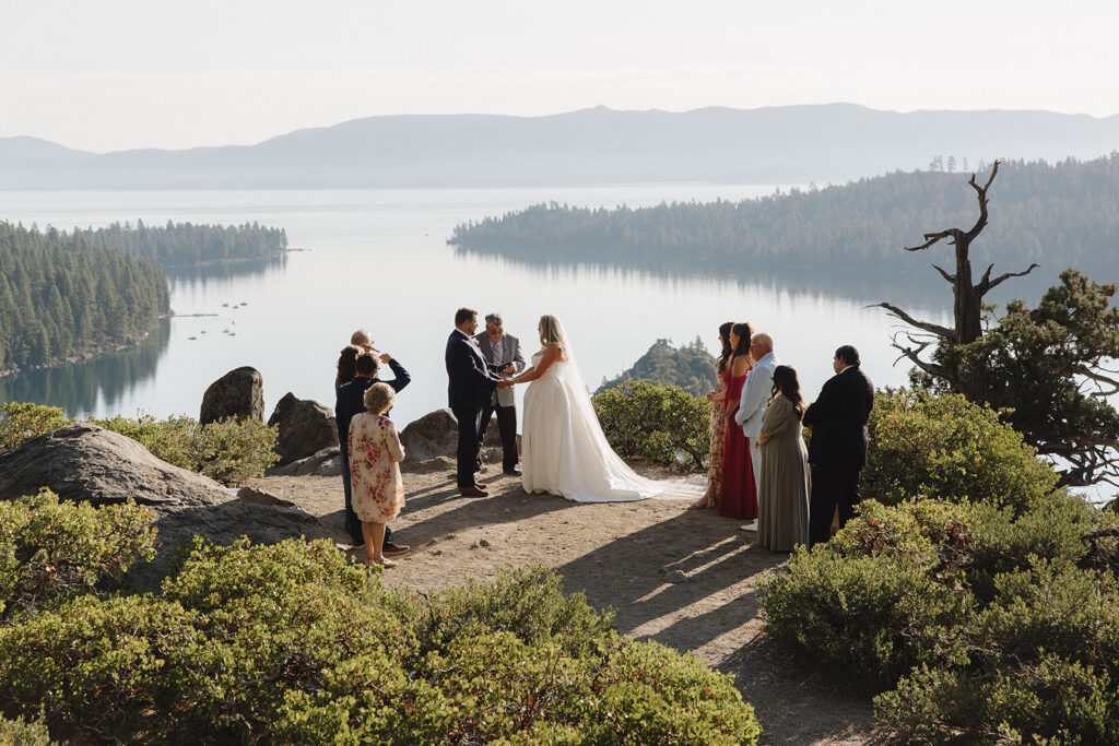 an unplugged elopement ceremony in lake tahoe 