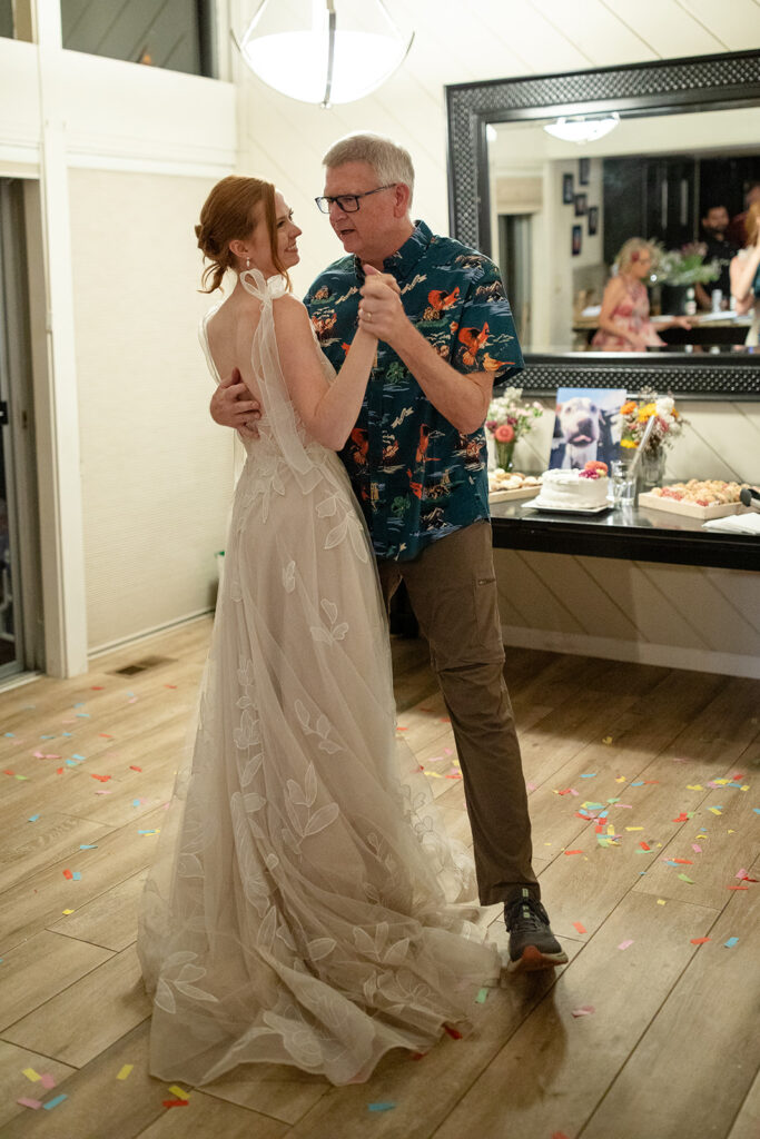 bride and dad dance