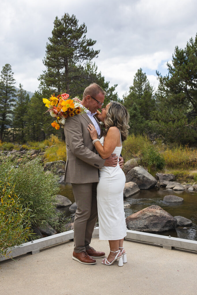 bride and groom during intimate desolation hotel wedding in lake tahoe