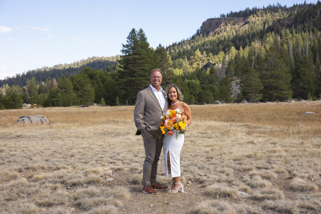 bride and groom during intimate desolation hotel wedding in lake tahoe