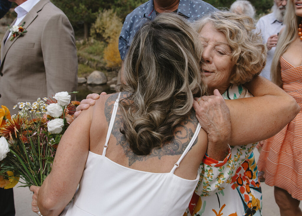 intimate desolation hotel wedding ceremony at a fishing platform