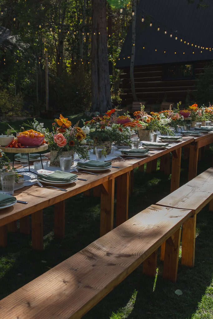 desolation hotel outdoor micro wedding reception