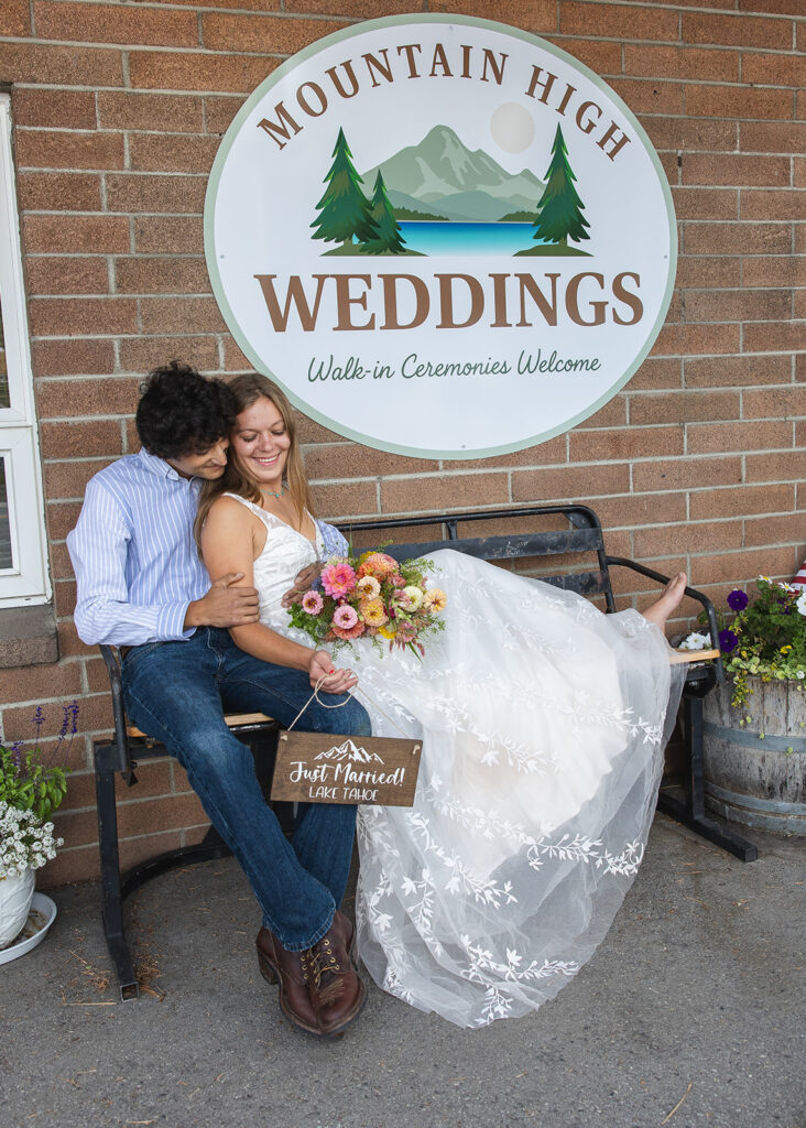 mountain high wedding chapel in lake tahoe