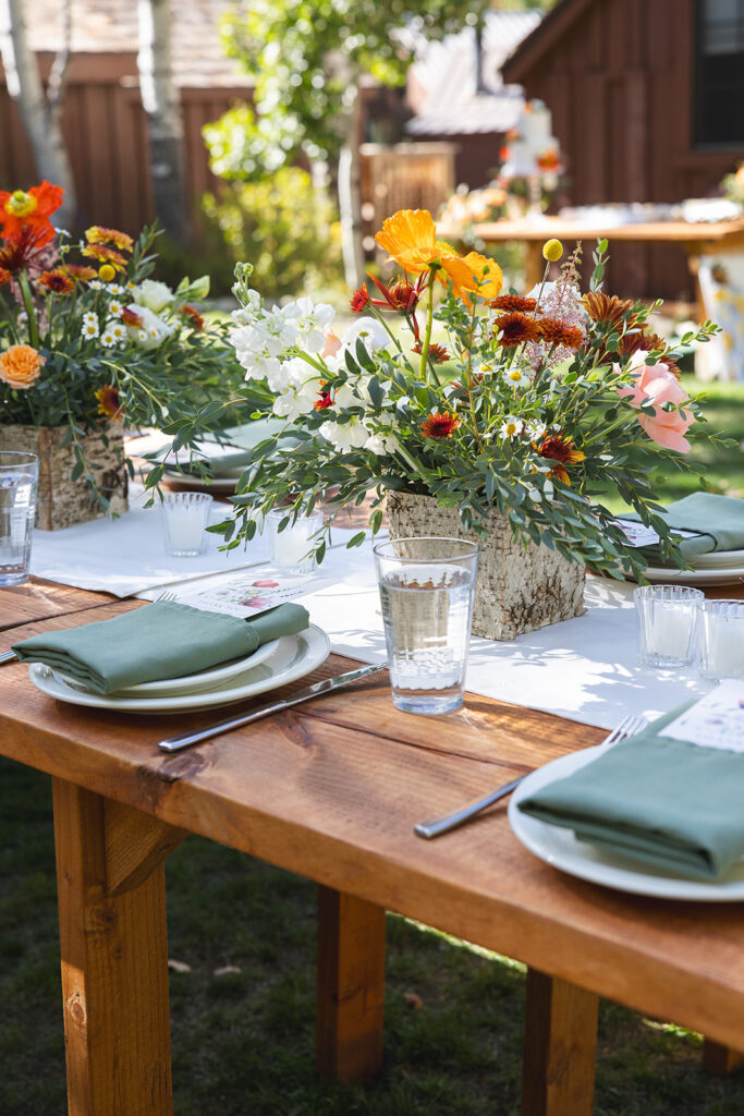 desolation hotel outdoor micro wedding reception